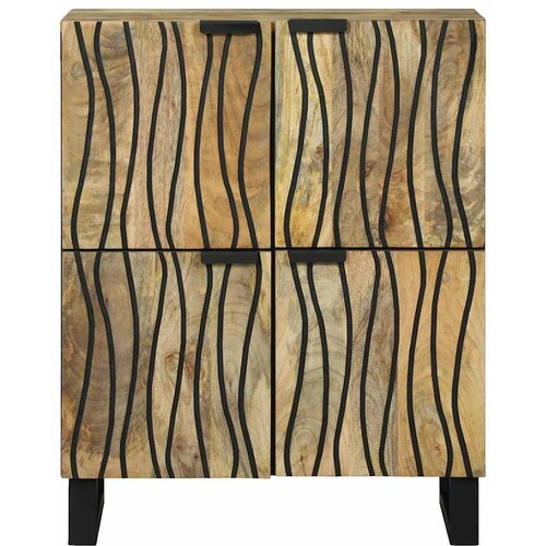  Komoda Smeđa 60 x 33 x 75 cm masivno drvo manga Slike