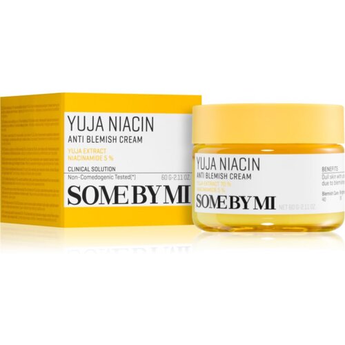 SOMEBYMI Yuja Niacin Anti Blemish vlažilna in posvetlitvena krema za obraz za kožo s hiperpigmentacijo 60 g Slike
