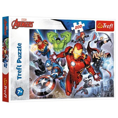 Trefl 13260 puzzle Konturna uganka 200 kos Stripovi Slike