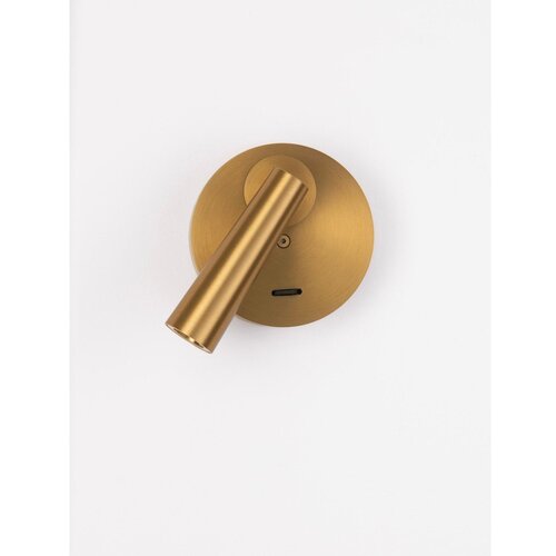 Nova Luce LED reflektor aluminijski sa savitljivom konstrukcijom mat zlatni 7x10 cm Tico &amp;ndash; Slike