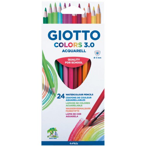 Fila boje drvene 1/24 Giotto colors 3.0 Acquarell Slike
