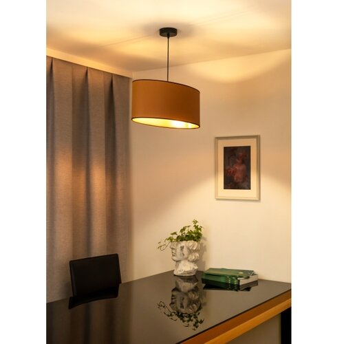  Duolla - Visilica na sajli OVAL VEGAN 1xE27/15W/230V braon Slike