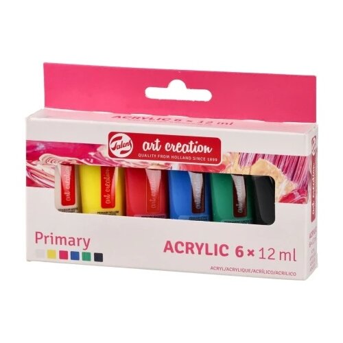 Royal Talens Art Creation acrylic, akrilna boja, set 6K, primary set, 6 x 12ml Cene