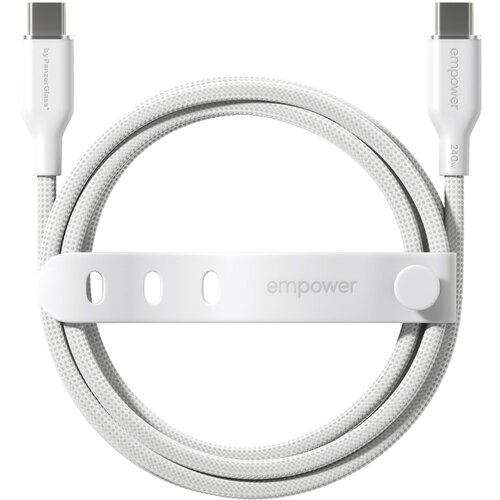 PanzerGlass empower 240W USB-C to USB-C USB 2.0 1.2M White Slike