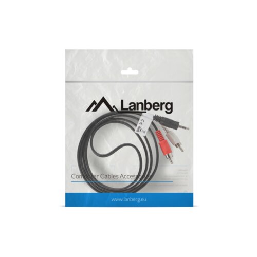 Lanberg Kabel Estereo Jack 3,5 mm/2x RCA macho 1,5m, (21090720) Cene