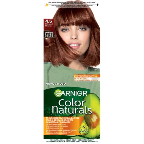 Garnier color naturals boja za kosu 4.5/ mahagoni Slike
