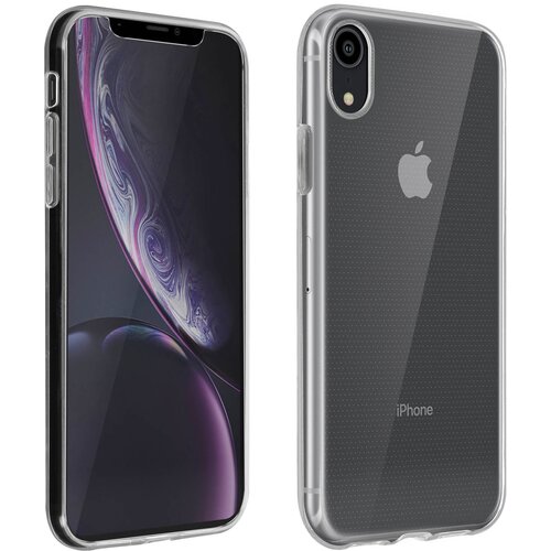 AVIZAR Za&amp;scaron;citni paket - Etui s filmom iz silikonskega gela iz kaljenega stekla - prozoren str. Apple iPhone XR, (20615772) Slike