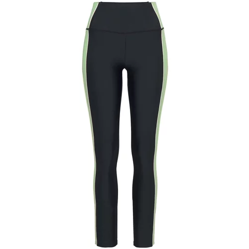 LASCANA ACTIVE Športne hlače zelena / črna