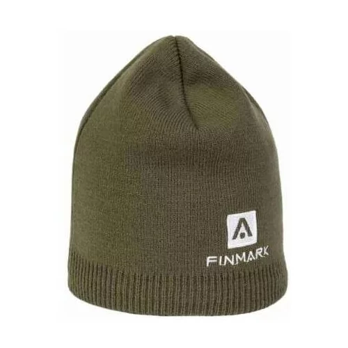 Finmark zimska kapa Zimska pletena kapa, khaki, veličina