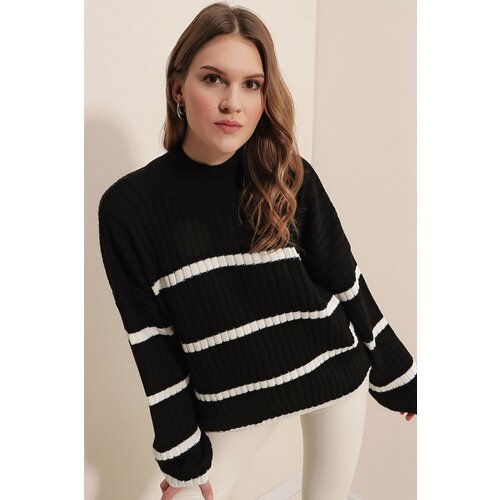 Bigdart Sweater - Black - Oversize Slike