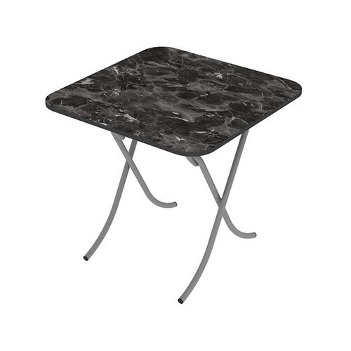 Alesta Sklopivi sto 80x80cm crni mermer AL10034CM Slike