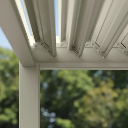 Gardenson Pergola Trumpf, Biserna Barva, 3x5,3m Slike