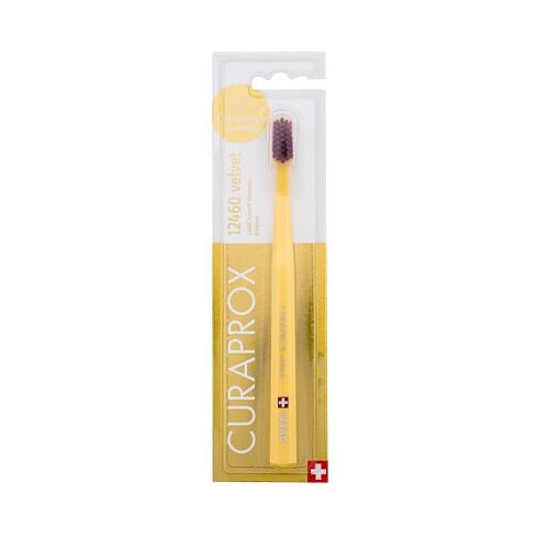 Curaprox 12460 Velvet Toothbrush izuzetno mekana četkica za zube s ravno rezanim vlaknima 1 kom Slike