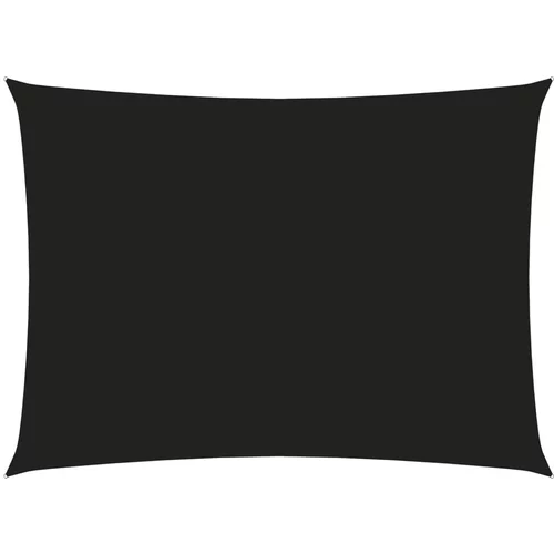 vidaXL jedro protiv sunca od tkanine Oxford pravokutno 2,5 x 4 m crno