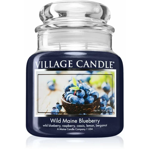 Village Candle Wild Maine Blueberry dišeča sveča 389 g