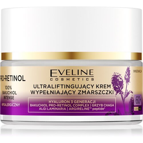 Eveline Cosmetics Pro-Retinol 100% Bakuchiol Intense ultra lifting krema za obraz 60+ 50 ml Cene