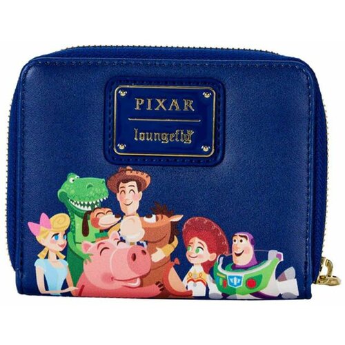 Loungefly novčanik za devojčice pixar moment toy story woody bo peep tamnoplavi Cene