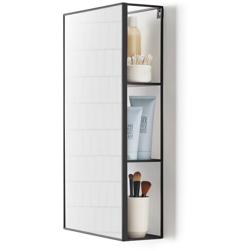 Umbra Zidno ogledalo s policom 30x62 cm Cubiko - Slike