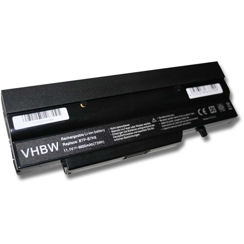 VHBW Baterija za Fujitsu Siemens Amilo LI1718 / Amilo Pro V3405 / Esprimo Mobile V5505, 6600 mAh Slike