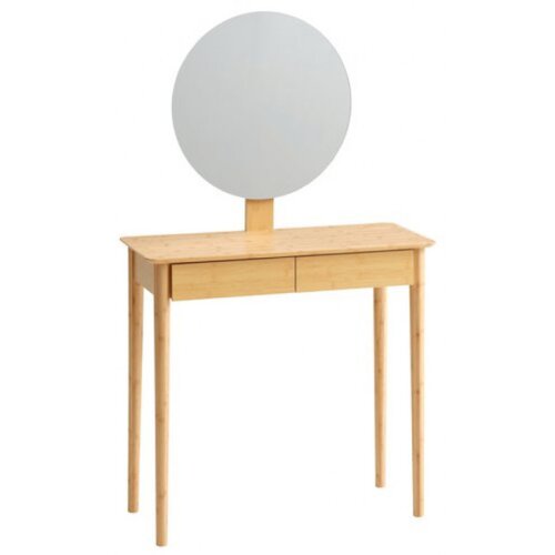  Toaletni stočić Saksild sa ogledalom bambus ( 3600330 ) Slike