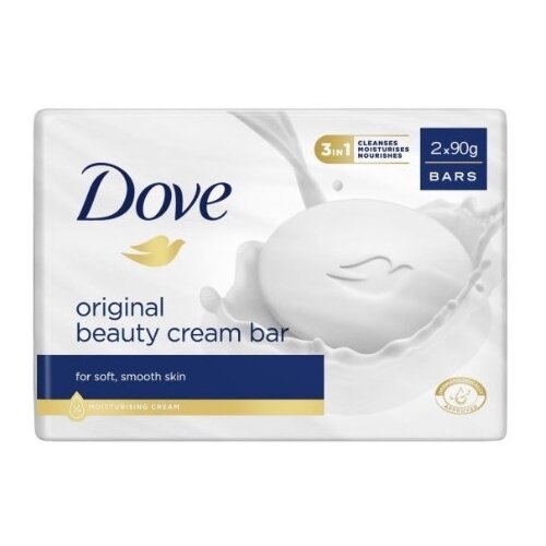Dove Original Beauty Cream Bar hidratantni tvrdi sapun 90 g za ženske Slike