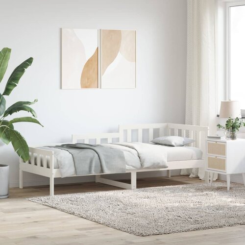 vidaXL Dnevni ležaj bijeli 80 x 200 cm od masivne borovine Cijene