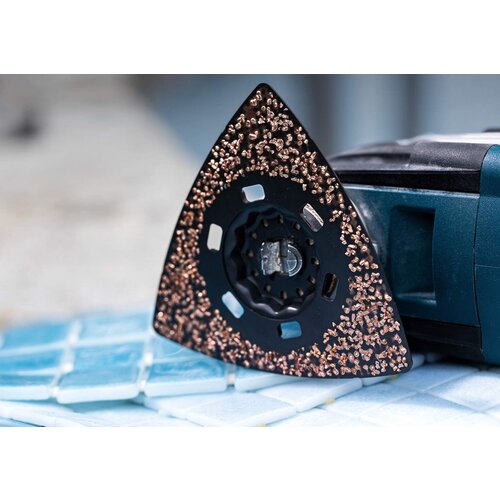 Bosch expert sanding plate avz 90 RT2 multitool list od 90 mm, 10-delni - 2608900046 Slike