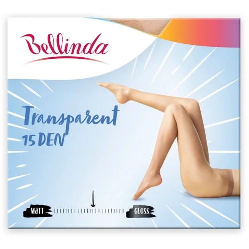 Bellinda TRANSPARENT 15 DEN - Highly transparent tights - black
