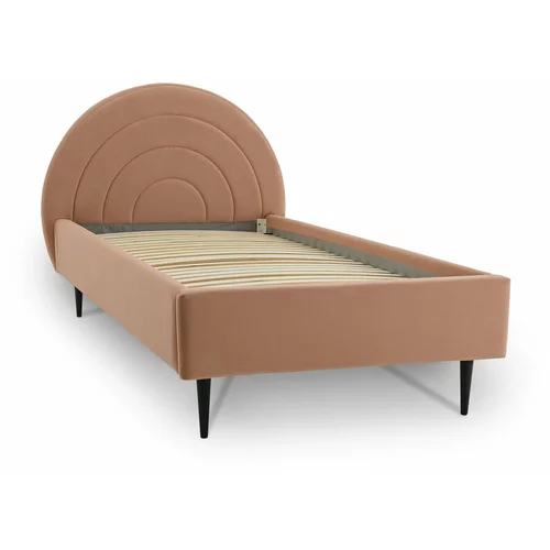 Scandic Rožnata otroška postelja s prostorom za shranjevanje 120x200 cm Rainbow –