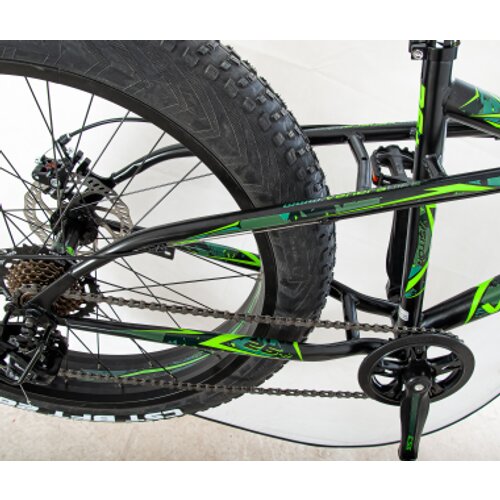 Visitor bicikl fat bike military mtb 26 7 brzina zeleno-naradžasta FAT262D2STR Slike