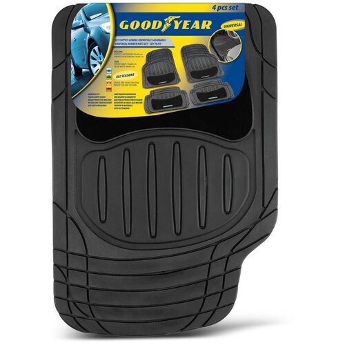 Goodyear premium gumene patosnice 4 kom univerzalne crne Slike