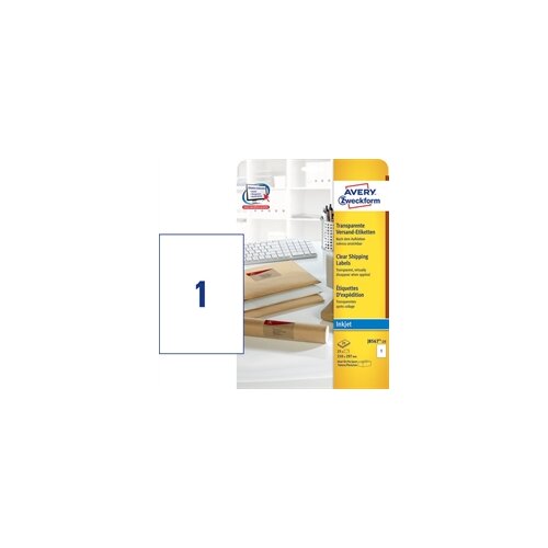  Naljepnice Zweckform J8567-25 210 x 297 mm, prozirne Cijene