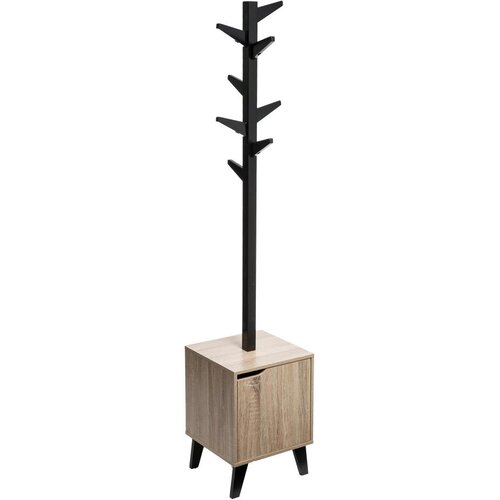 5five Stalak za kapute RAME 169x35 cm crna/smeđa Slike