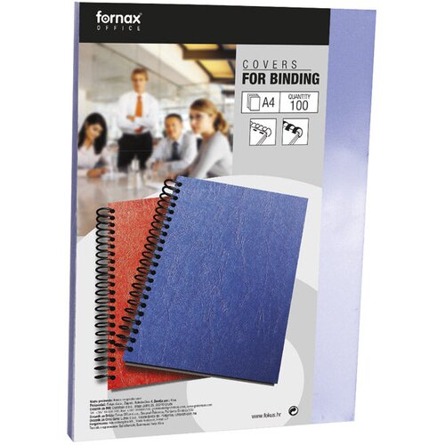 Korice za spiralni uvez 180my pvc a4 pk100 fornax plave Cene