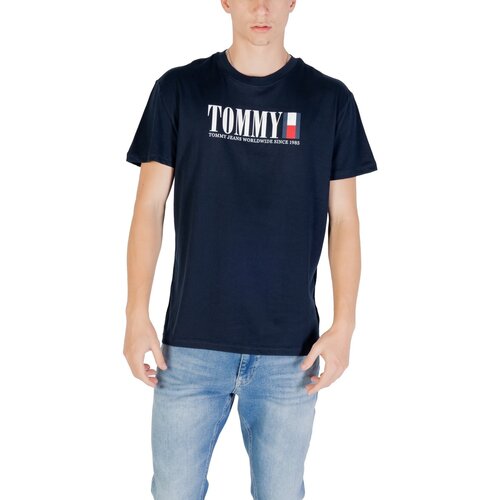 Tommy Hilfiger Polo majice dolgi rokavi TJM REG TOMMY DNA FL DM0DM21941 Modra Slike