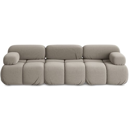 Makamii Bež baršunasti sofa 285 cm Lokua – Cijene