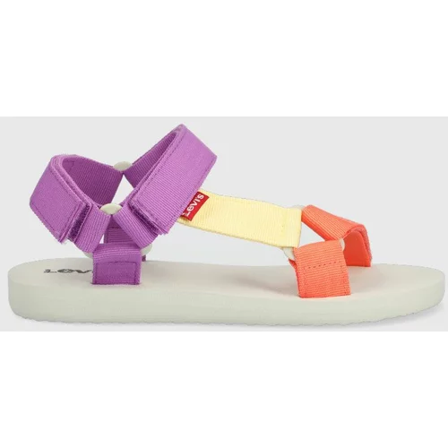 Levi's Otroški sandali vijolična barva