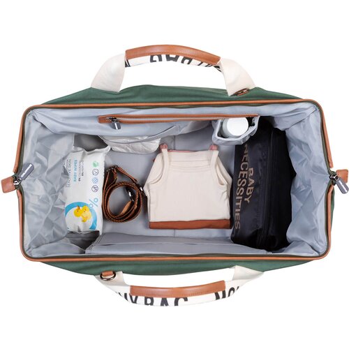 Childhome Mommy Bag Canvas Green torba za previjanje 55 x 30 x 40 cm 1 kos Slike