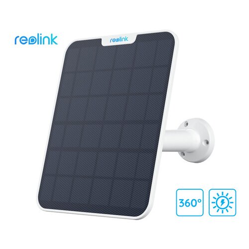 Reolink SOLARNI PANEL 2, 6W, solarno napajanje kamer serije Argus / Go / Duo / TrackMix, 4m kabel, USB Type-C, bel Cene