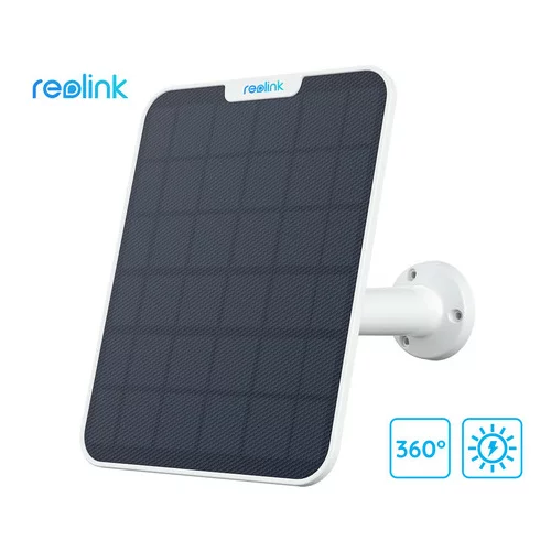 Reolink SOLARNI PANEL 2, 6W, solarno napajanje kamer serije Argus / Go / Duo / TrackMix, 4m kabel, USB Type-C, bel