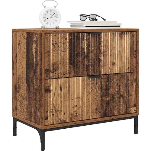  Noćni ormarić Staro drvo 63.5 x 36 x 61 cm Konstruirano drvo Slike