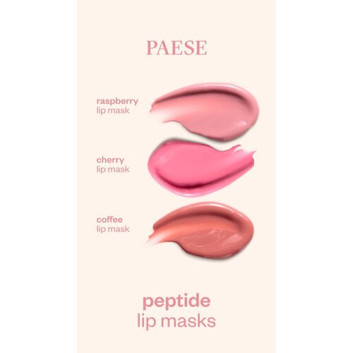 Paese Peptide Lip Mask vlažilna maska za ustnice s peptidi odtenek Cherry 10 g Slike