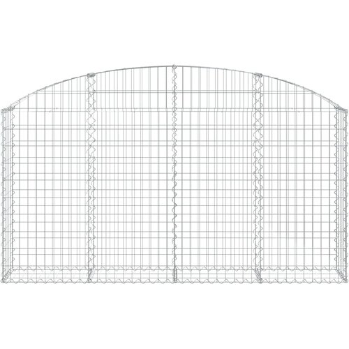  Gabionska ko&amp;scaron;ara s lukom 200x30x100/120 cm pocinčano željezo Slike