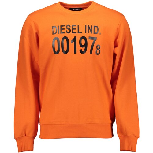 Diesel SWEATSHIRT WITHOUT ZIP MAN ORANGE Slike