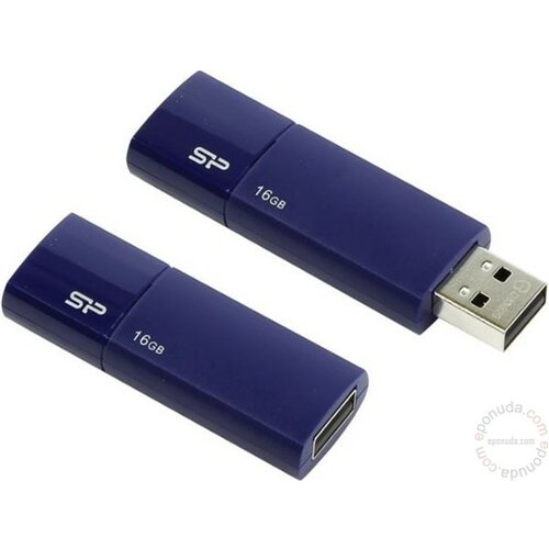 Silicon Power U05 16GB blue SP016GBUF2U05V1D UFD USB 2.0, plastic, Matte, color DEEP BLUE usb memorija Slike
