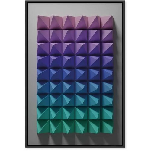  Slika - Immobility (1 Part) Vertical 80x120 U crnom drvenom okviru Cijene