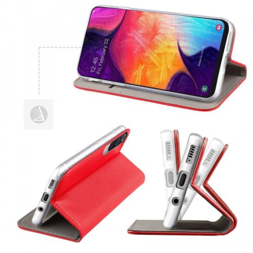  Magnetna preklopna torbica iPhone 14 Pro - rdeča Slike