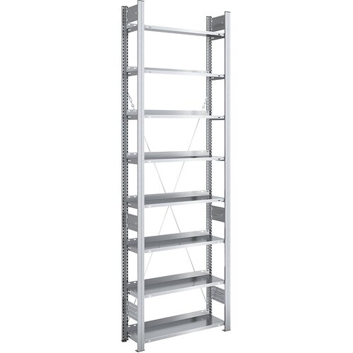 hofe Sestavljiv regal za dokumentacijo, pocinkan, višina regala 2700 mm, enostransko, osnovni regal, ŠxG 750 x 300 mm Cene