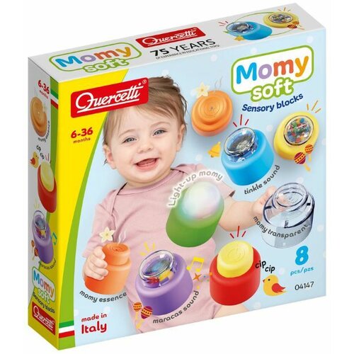  MEKANE KOCKE MOMY SOFT SENSORY 8PCS Cene