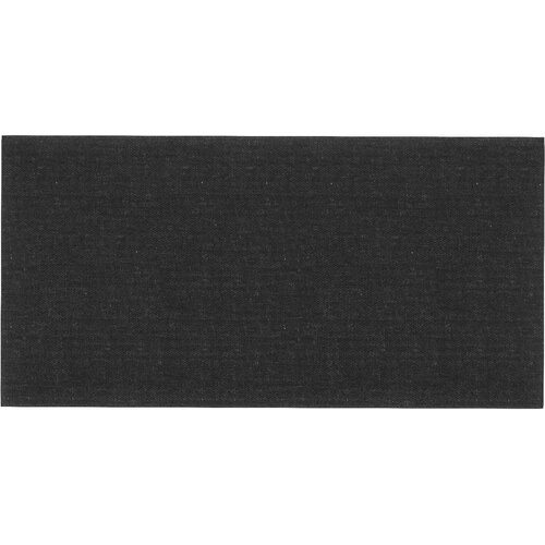  Zidna uzglavlja 12 pcs 60 x 30 cm Crna tkanina Slike